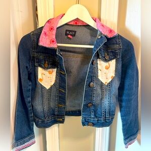 Jean jacket kids size 7/8- children’s place